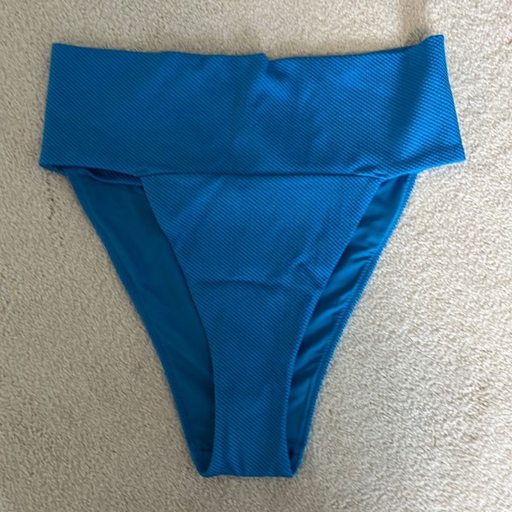 NWT- brand new teal bikini bottom size medium from aerie.